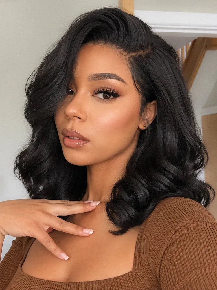 Luvme All-Day Comfort 250% Density Glueless 7x6 Closure HD Lace Loose Body Wave Short Wig Pre-Cut Lace Main image