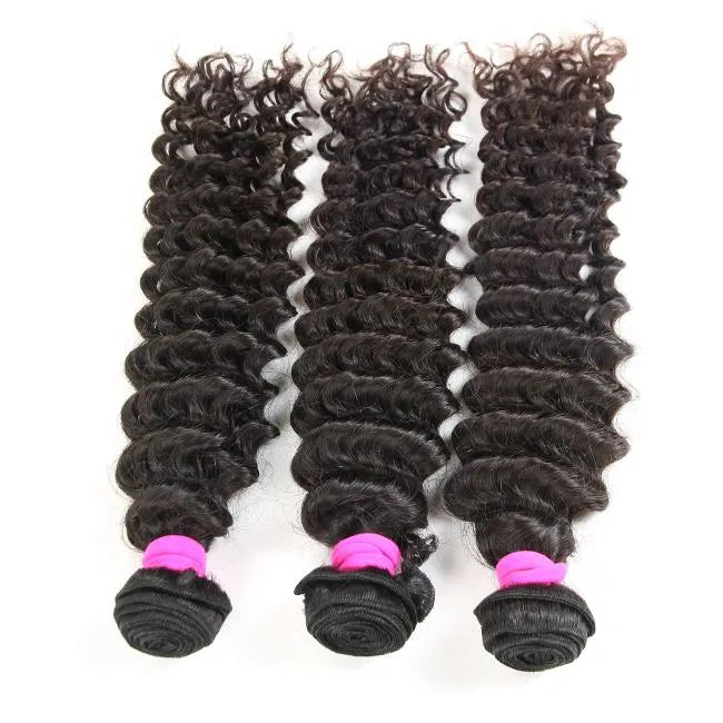 1pc Deep Wave 100% Virgin Human Hair Bundle Secondary image