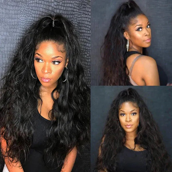 Body Wave Half Wig High Density Affordable 100% Human Hair Wig - US ONLY Main image