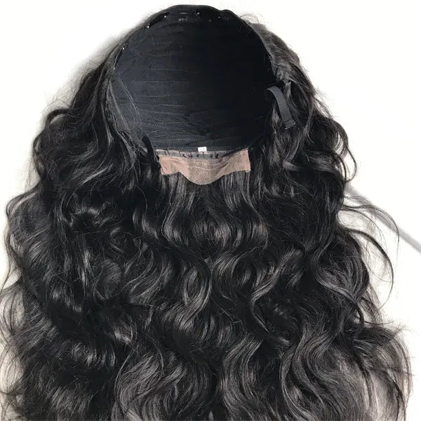 Body Wave Half Wig High Density Affordable 100% Human Hair Wig - US ONLY